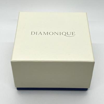 LOT 134: Diamonique Silvertone Sub-Dial Adjustable Bracelet Watch (Needs Battery)