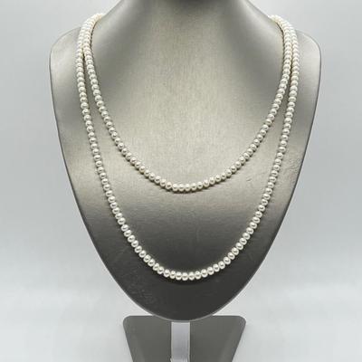LOT 143: Honora Cultured Freshwater Pearl 48" Necklace