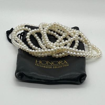 LOT 143: Honora Cultured Freshwater Pearl 48" Necklace