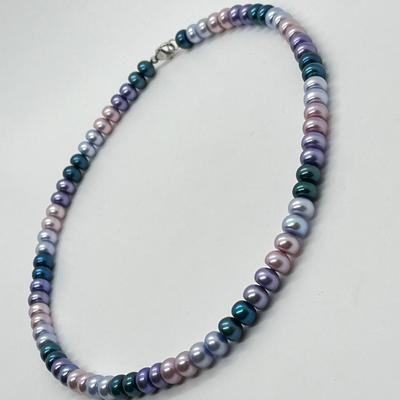 LOT 144: Honora Cultured Freshwater Pearl 18" Necklace with Sterling Silver Clasp