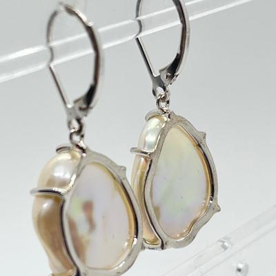 LOT 146: Honora Cultured Pearl Large Baroque Keshi Earrings