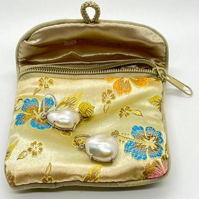 LOT 146: Honora Cultured Pearl Large Baroque Keshi Earrings