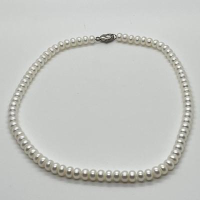 LOT 147: Honora Cultured Freshwater Pearl Three Piece Wardrobe Set - 18" Necklace, Stretch Bracelet, Stud Earrings