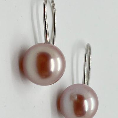 LOT 149: Cultured Pearl Drop Earrings - By Honora