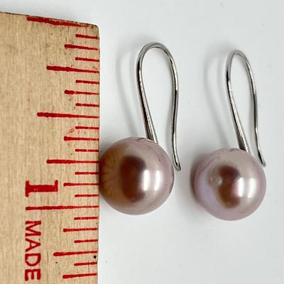 LOT 149: Cultured Pearl Drop Earrings - By Honora