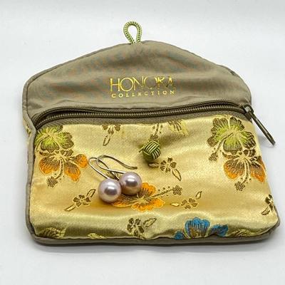 LOT 149: Cultured Pearl Drop Earrings - By Honora