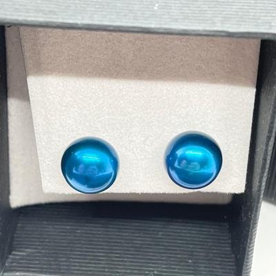 LOT 156: Two Pairs Honora Cultured Pearl Stud Earrings