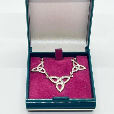LOT 170: Sterling Silver Celtic Knot 18" Necklace