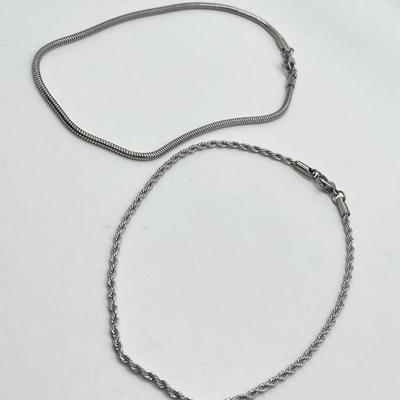 LOT 191 Two Steel By Design 11" Ankle Bracelets