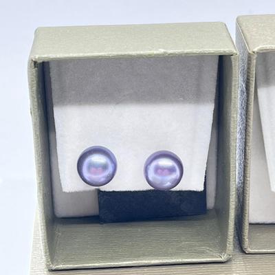 LOT 194: Four Pairs Honora Cultured Pearl Stud Earrings