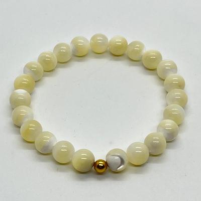 LOT 197: Lee Sands Set of Three Stretch Beaded Bracelets