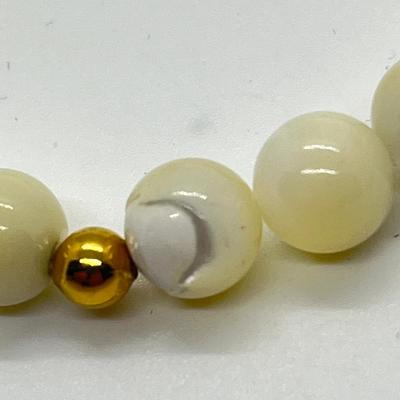LOT 197: Lee Sands Set of Three Stretch Beaded Bracelets