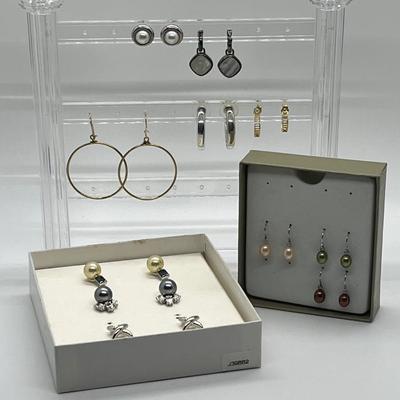 LOT 199: Assorted Pairs of Earrings And Incomplete Sets by Honora & Nolan Miller