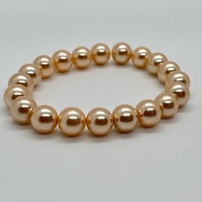 LOT 200: Six Beaded Stretch Bracelets & Isaac Mizrahi Fashion Watch (Needs Battery - No Boxes)