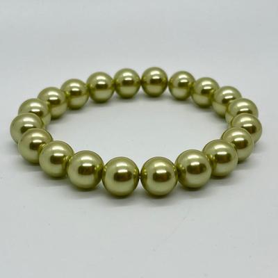 LOT 200: Six Beaded Stretch Bracelets & Isaac Mizrahi Fashion Watch (Needs Battery - No Boxes)