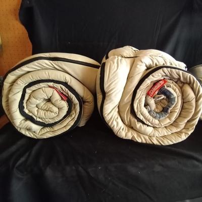 LOT 31 TWO COLEMAN SLEEPING BAGS