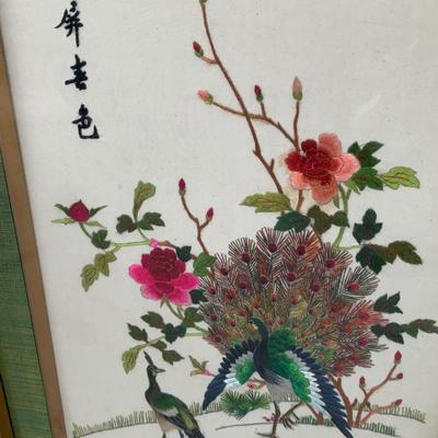 Vintage Chinese Hand Embroidered Silk picture