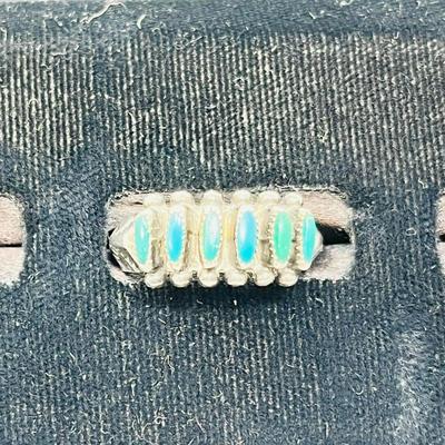 Harvey Era Needle Point Turquoise Ring