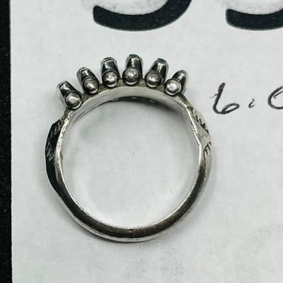 Harvey Era Needle Point Turquoise Ring