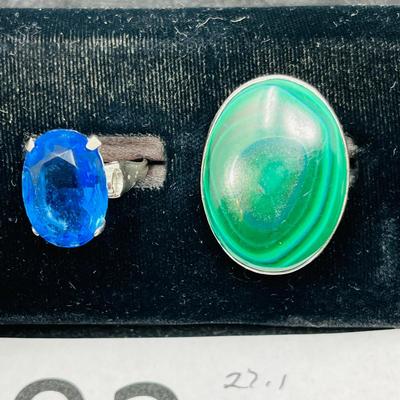 Lot of 3 Rings Sterling