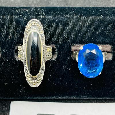 Lot of 3 Rings Sterling