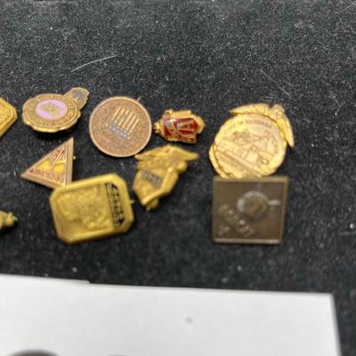 Lot of award pins Fraternal pins