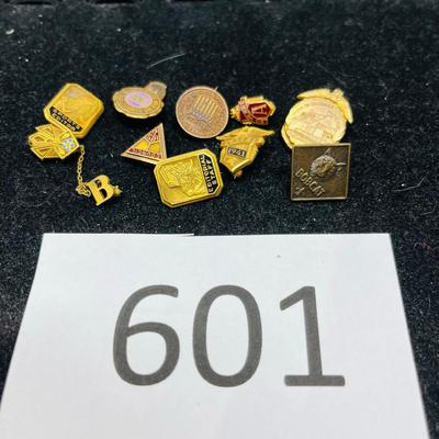 Lot of award pins Fraternal pins
