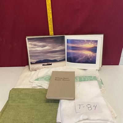 Table Clothes, Maine Book & Stacy History