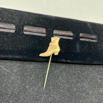 Gold Filled Advertising Stick Pin Hamilton Brown Shoe Co.