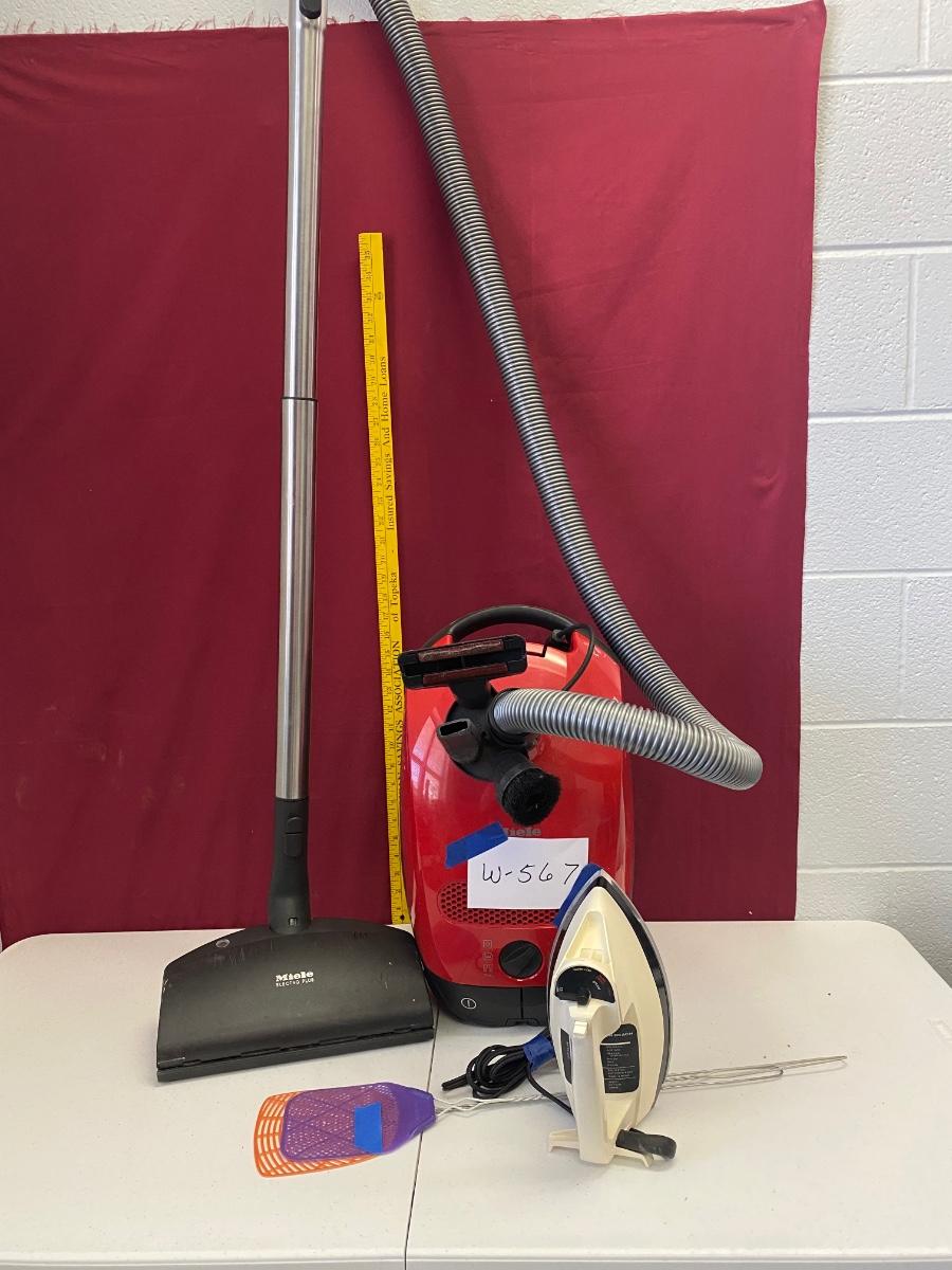 Miele Vacuum, iron and fly swatters
