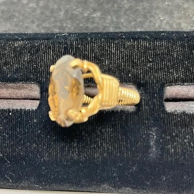 Large Smokey Quartz Ladies Ring