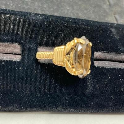 Large Smokey Quartz Ladies Ring