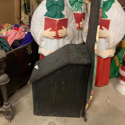 Vintage Santa Elf mail box for Santa letters