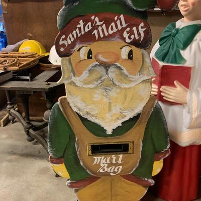 Vintage Santa Elf mail box for Santa letters