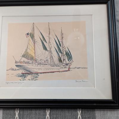 Set of 4 framed prints by Bennard Perlman