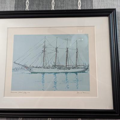 Set of 4 framed prints by Bennard Perlman