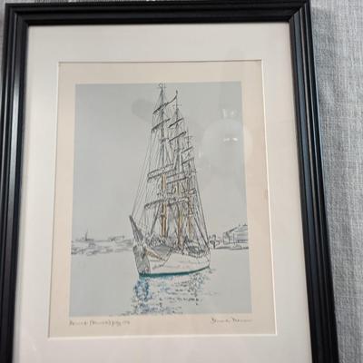 Set of 4 framed prints by Bennard Perlman