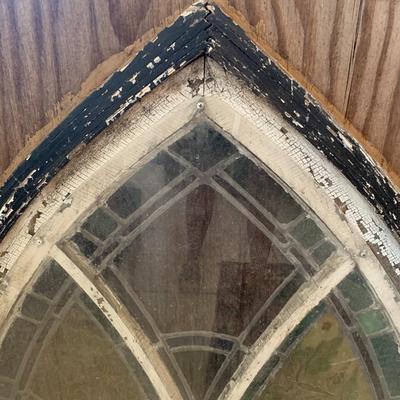 Beautiful vintage / antique stain glass church window