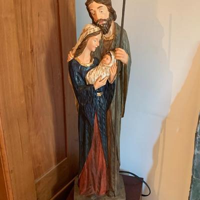 Statue of Joseph, Mary and Baby Jesus