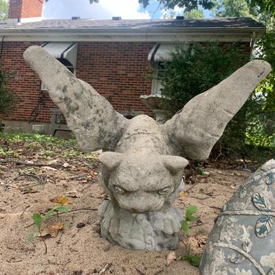 Vintage Gargoyle yard/garden statue