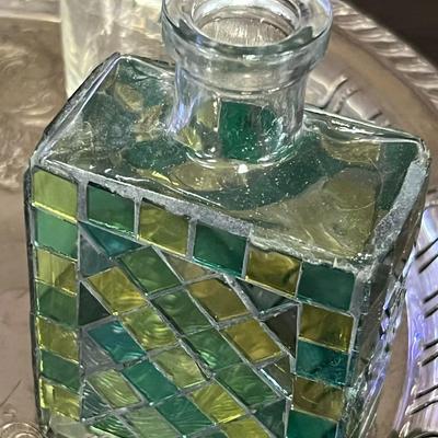 Decorative items and Tray