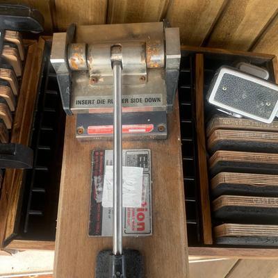 2 sizes Ellison Prestige Pro Die Cutting Machine  and numerous cutting boards