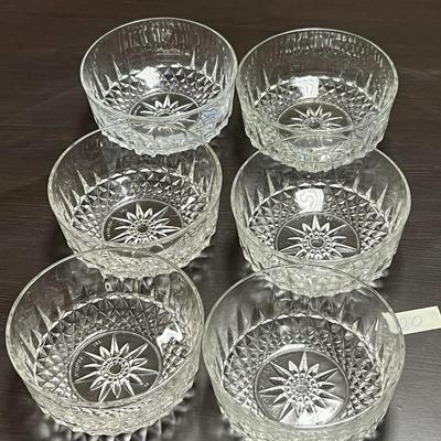 Dessert Bowl Carved Glass
