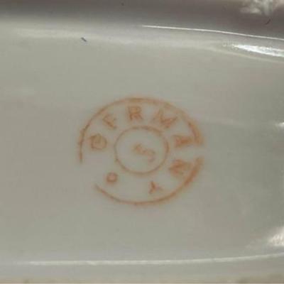 Vintage registered celebrate porcelain small serving dish made in Germany
