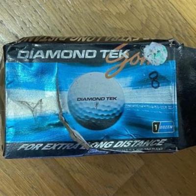 Box of Diamond Tek Golf Balls-Never Used