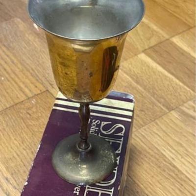 Seiden Solid Brass Goblets-NEW