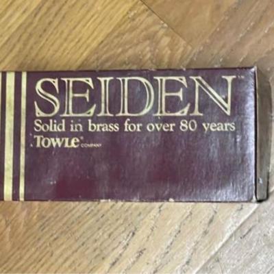Seiden Solid Brass Goblets-NEW