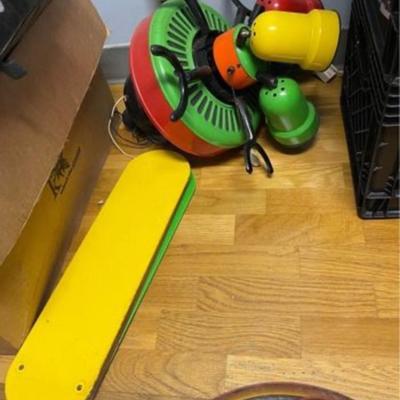 Multi Colored Kids Fan