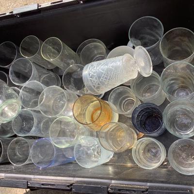 USC glass and lot of glasses