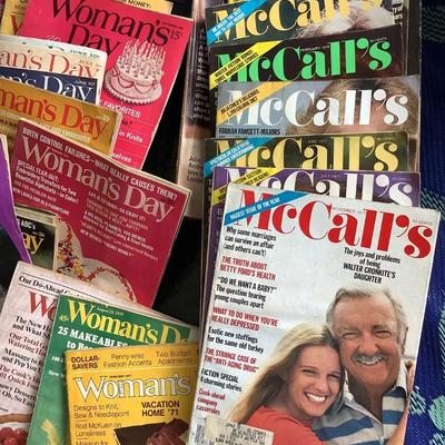 Magazines from the 60â€™s & 70â€™s- Womanâ€™s Day & McCallâ€™s